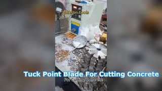 전문적인 콘크리트 절단을 위한 프리미엄 160mm 소결 터보 블레이드