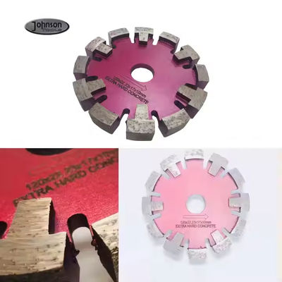 125mm 바닥 레이저 용접 다이아몬드 17mm 두꺼운 세그먼트 바닥 갈래 디스크 투크 포인트 톱 블레이드
