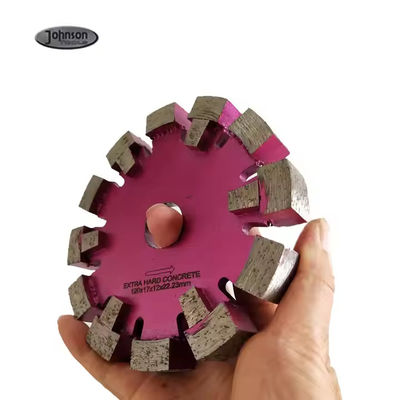 125mm 바닥 레이저 용접 다이아몬드 17mm 두꺼운 세그먼트 바닥 갈래 디스크 투크 포인트 톱 블레이드