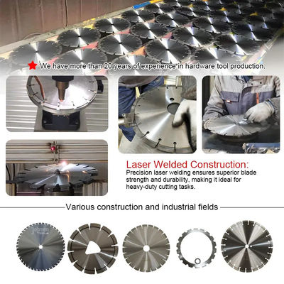 350mm 링 다이아몬드 콘크리트 톱 블레이드 콘크리트, 강화 콘크리트 절단