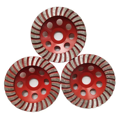 밖으로 직경 125mm 터보 컵 다이아몬드 회전 숫돌 모래 # 돌 또는 콘크리트를 위해 60/80