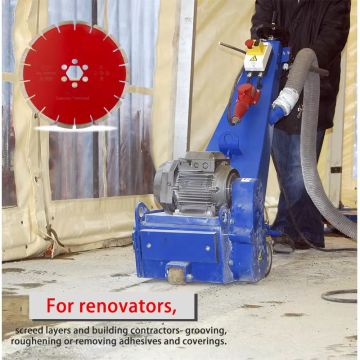 높은 정밀도 다이아몬드 콘크리트는 180mm를 흠을 파는 콘크리트를 위해 톱날을