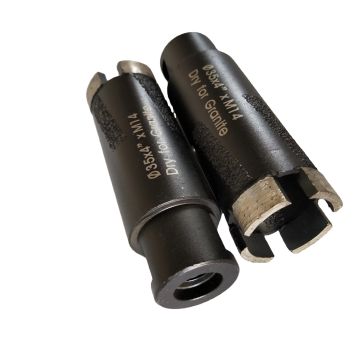 SGS OD 35mm 화강암을 위한 막대를 놋쇠로 만들기를 가진 건조한 다이아몬드 핵심 드릴용 날