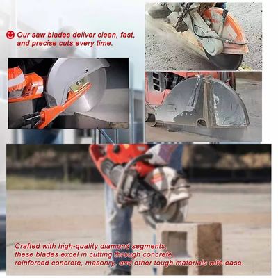 9개는 레이저 구체 230mm 다이아몬드를 톱날을 냉각 구멍에 용접했습니다