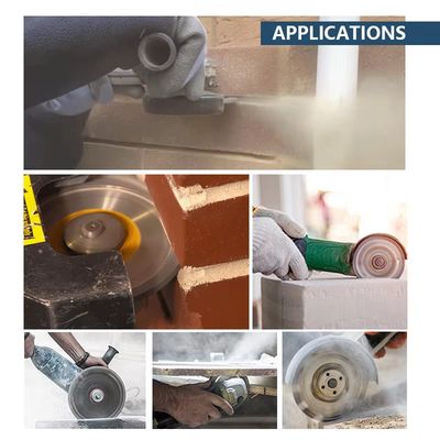 GB 105mm 단단한 물자 절단을 위한 레이저에 의하여 용접되는 정력 점 다이아몬드 잎