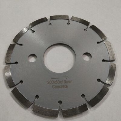 200mm 다이아몬드 콘크리트는 고속 소형 톱 및 각 분쇄기를 위해 톱날을