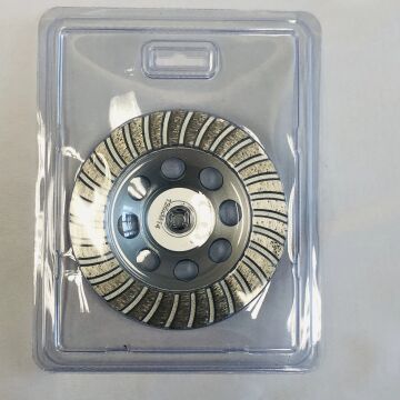 가벼운 무게 100-180mm 알루미늄 코어와 함께 터보 콘크리트 밀링 휠