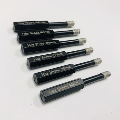 타일 홀 톱 6mm 헥스 칸 다이아몬드 코어 도용 비트