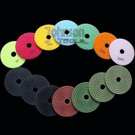 100mm 젖은 다이아몬드 닦는 패드