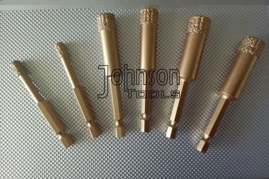 5mm - 35mm 진공에 의하여 놋쇠로 만들어지는 다이아몬드 핵심 드릴용 날 육 신속 이탈 정강이