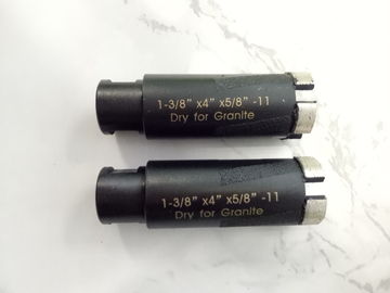 OD 35mm 직경 단단한 화강암을 위한 놋쇠로 만들어진 막대를 가진 건조한 다이아몬드 핵심 드릴용 날