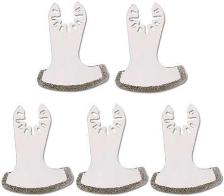 구부러진 파괴 5 PC 다이아몬드 진동식 다중 도구 절단 블레이드