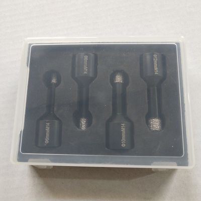 세라믹 4 PC 10 밀리미터 다이아몬드 코아 드릴 비트 세그먼트화 디자인