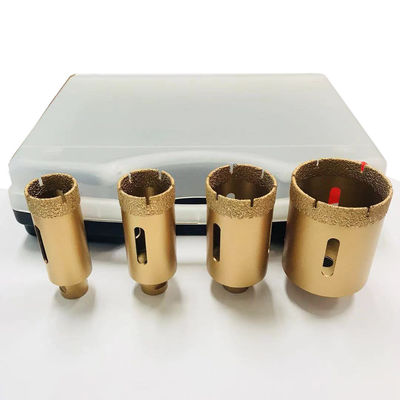 4 PC M14 50 밀리미터가 납땜 다이아몬드공구 드릴 비트 최소값 조각을 진공기기로 청소합니다